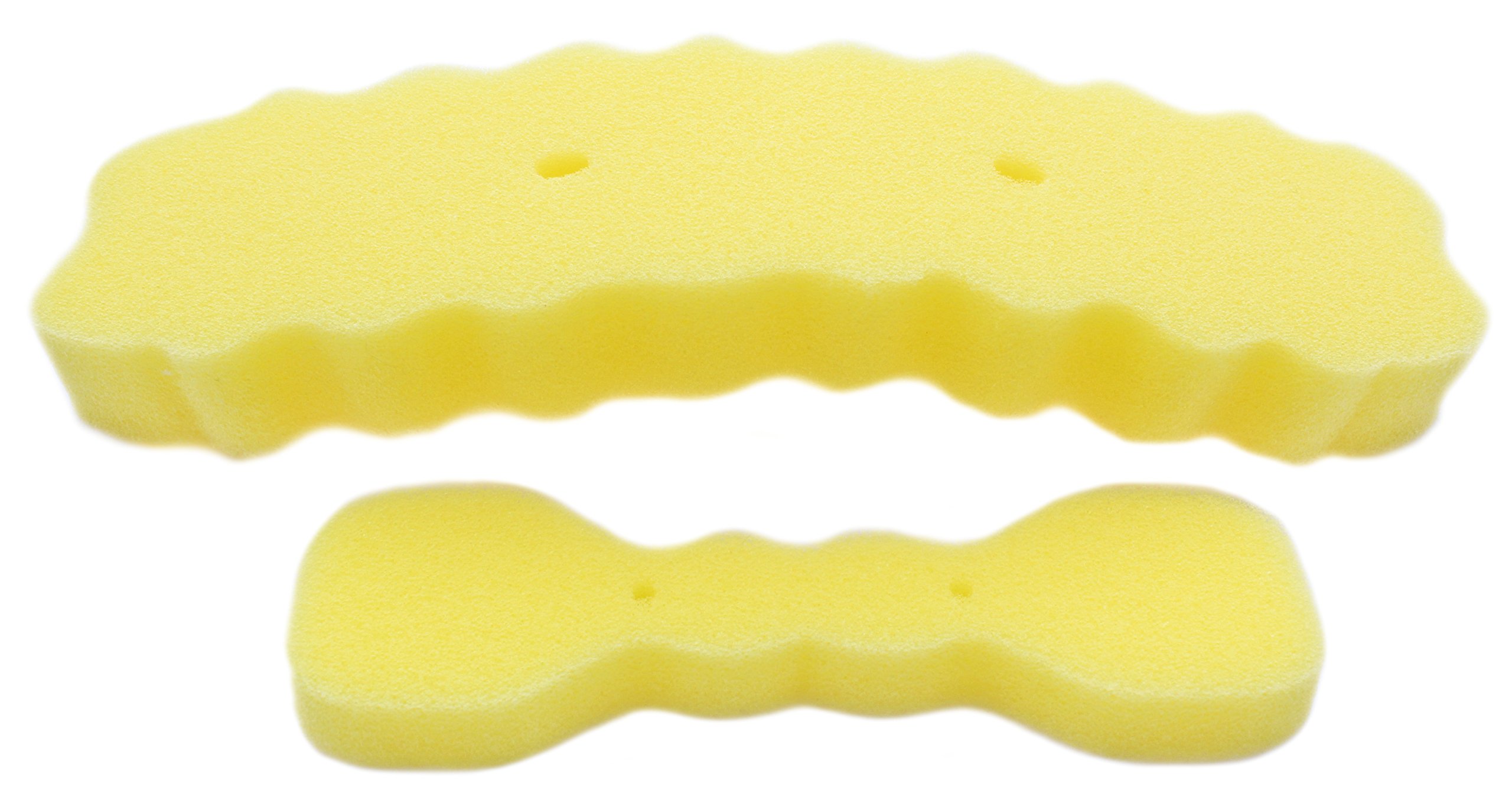 6 Pack Brush Replacement Sponges - 3 Bottle Cleaning Sponges & 3 Nipple Brushes for Baby Bottles | Perfect for Cleaning Narrow Bottles, Sippy Cups, and Straws | Dishwasher Safe & Durable