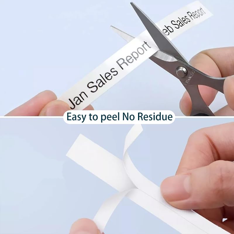 5 Pack Brother P-Touch Label Maker Tape Refills - TZe-231/TZe231/TZe/TZ Tape, 12mm (1/2 Inch), Black on White - Compatible with PT-2040, PTD210, PTD400AD - Perfect for Office Organization, Home Labeling & Craft Projects