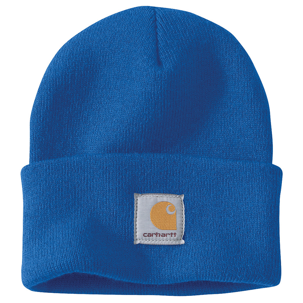 Carhartt Watch Beanie Hat for Men & Women - Warm Winter Knit Cap with Built-in Watch - Perfect for Outdoor Activities, Skiing, and Winter Sports