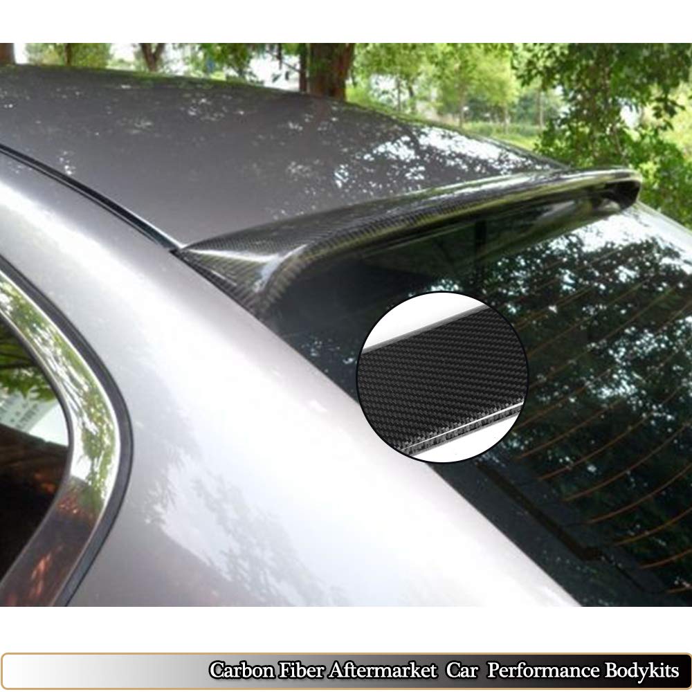 Carbon Fiber Rear Roof Spoiler for Infiniti G25 G35 G37 Sedan 2006-2013 - High Gloss CF Roof Wing Lip - Enhances Aerodynamics & Sporty Style - Perfect for Car Enthusiasts & Custom Builds