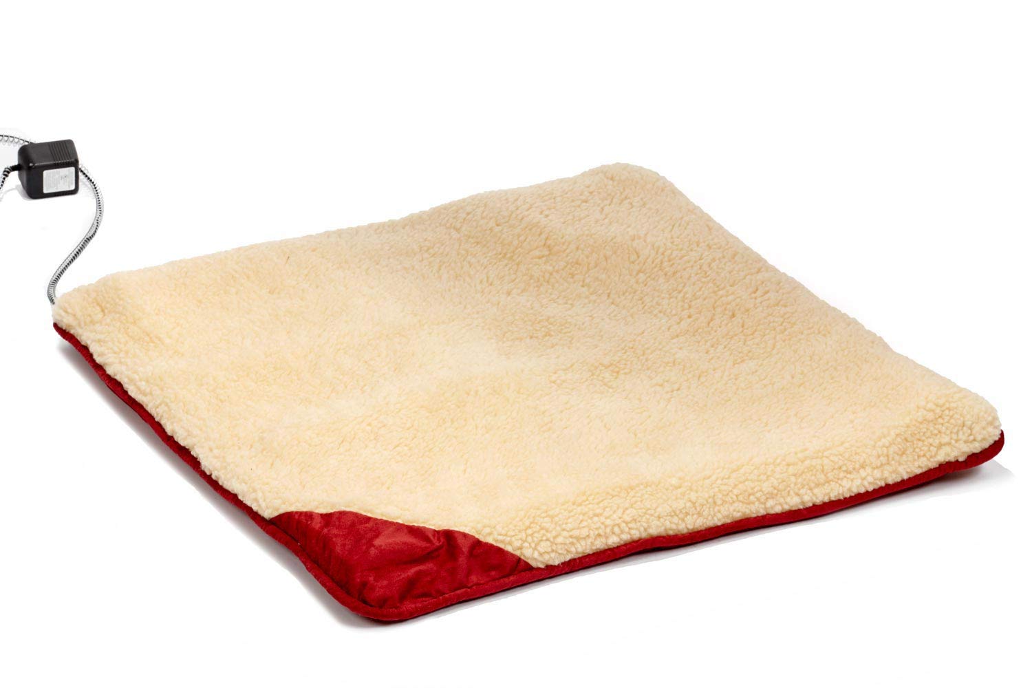 API Heated Pet Bed - Washable Electric Dog & Cat Bed for Winter Warmth