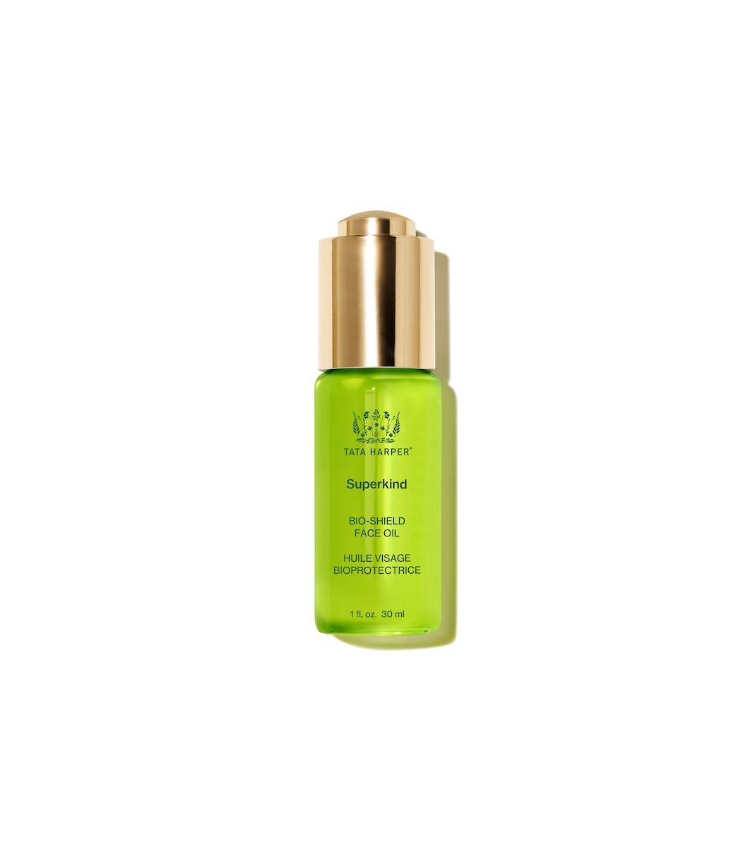 Tata Harper Bio-Shield Face Oil for Sensitive & Reactive Skin – 30ml – Organic Anti-Aging & Hydrating Facial Oil – Perfect for Dry, Irritated Skin – Day & Night Skincare Routine