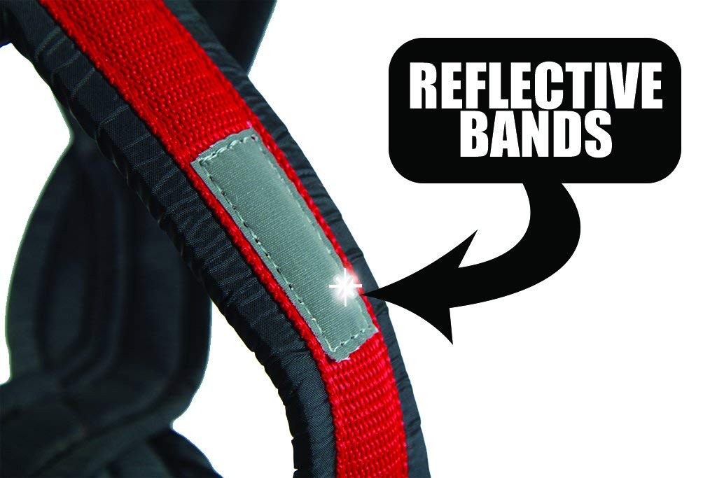 Neewa Sled Pro Harness (Small, Red) - Durable X-Back Dog Pulling Harness for Huskies & Active Dogs | Perfect for Dog Sledding, Canicross, Bikejoring, Skijoring & Outdoor Adventures | Comfortable Mushing Harness for Training & Exercise