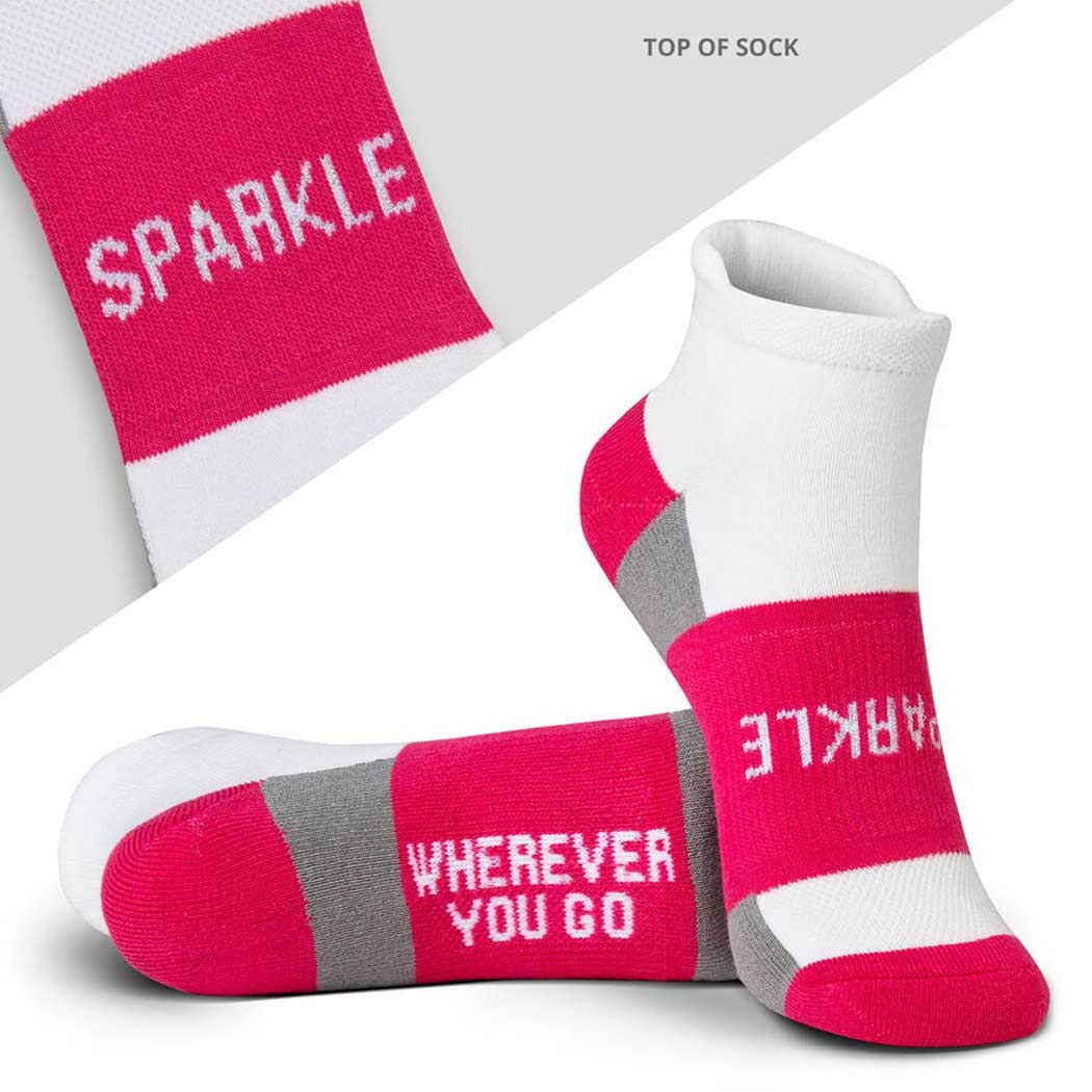 Gone For a Run Inspirational Ankle Socks for Women - Motivational Running Socks with Positive Affirmations - Perfect Runner Gifts for Marathon Training & Workout Motivation - Ideal for Jogging, Gym & Everyday Wear