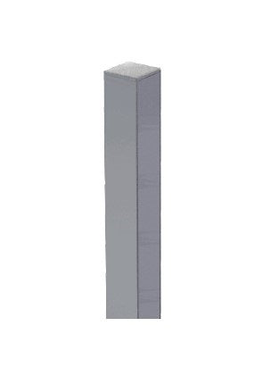Heavy Duty 50x50mm Stainless Steel Pool Fence Posts - 2mm Wall Thickness for Secure Swimming Pool Safety Barrier - Perfect for Residential & Commercial Pool Fencing