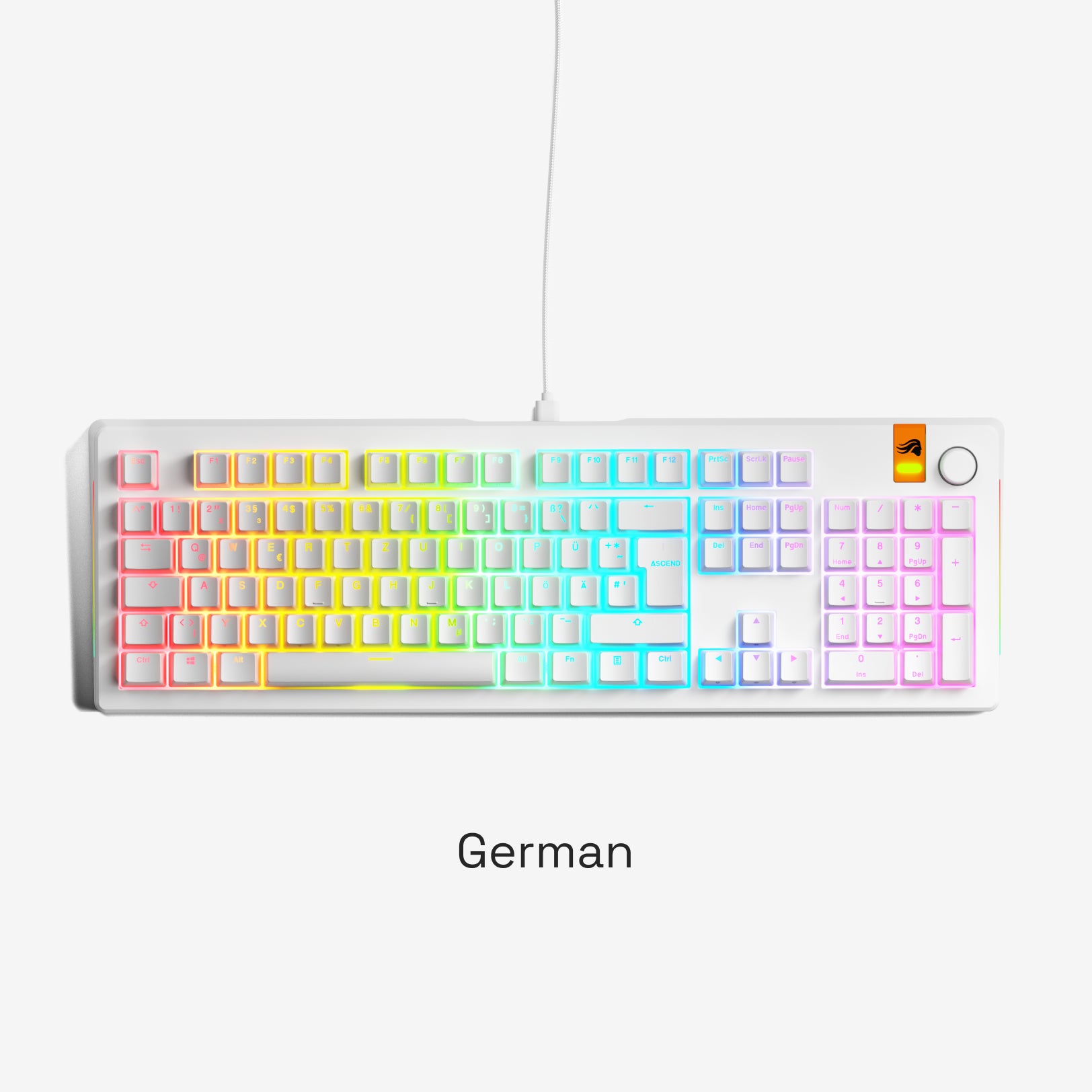 GMMK 3 HE Prebuilt Mechanical Gaming Keyboard - Hot-Swappable RGB Backlit Wired Keyboard for PC, Mac, PS5 - Perfect for Esports, Typing & Office Work