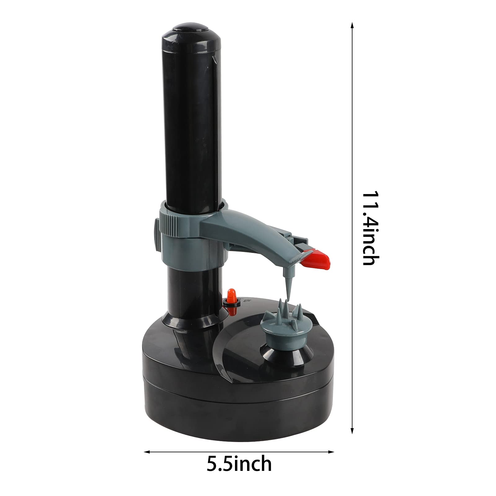 Electric Potato Peeler - Automatic Rotating Peeling Tool for Potatoes, Apples, Fruits & Vegetables | Easy Kitchen Gadget for Effortless Meal Prep & Healthy Cooking