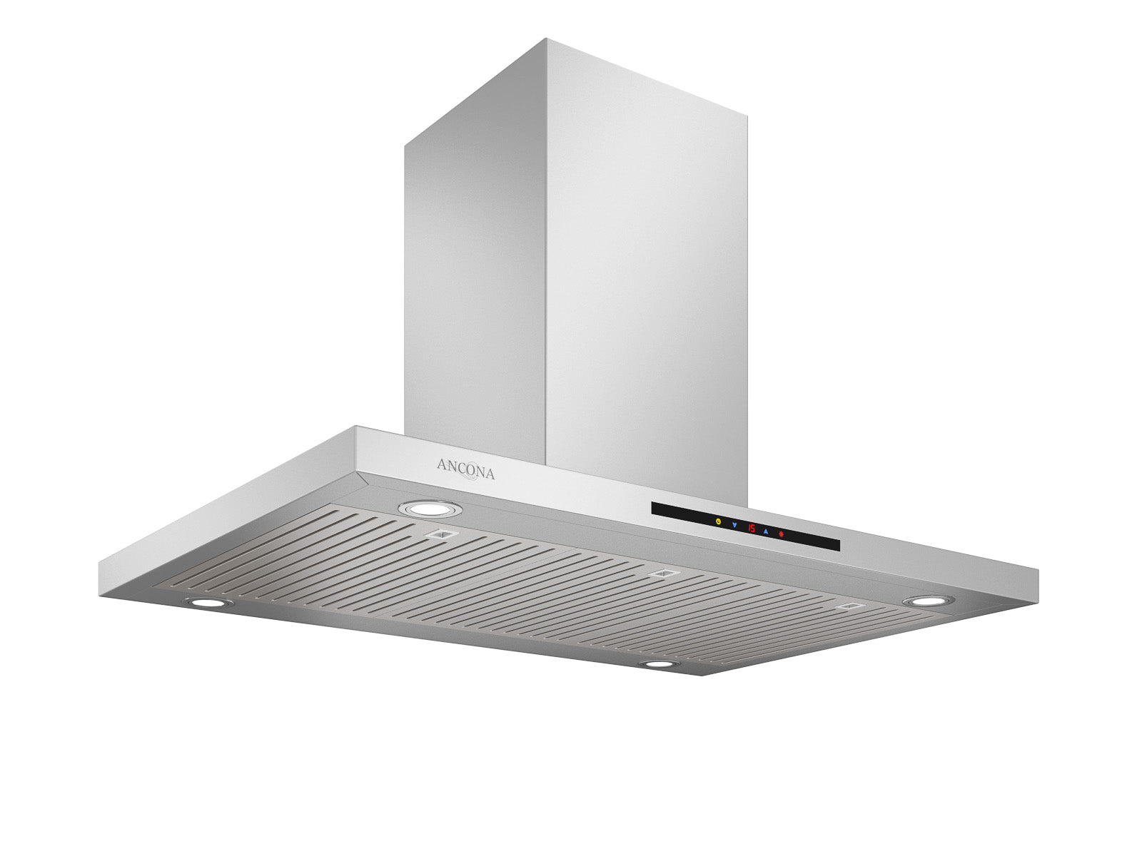 IRE636 Elite Convertible Stainless Steel Range Hood with LED Lights - Perfect for Kitchen Island or Wall Mount Installation