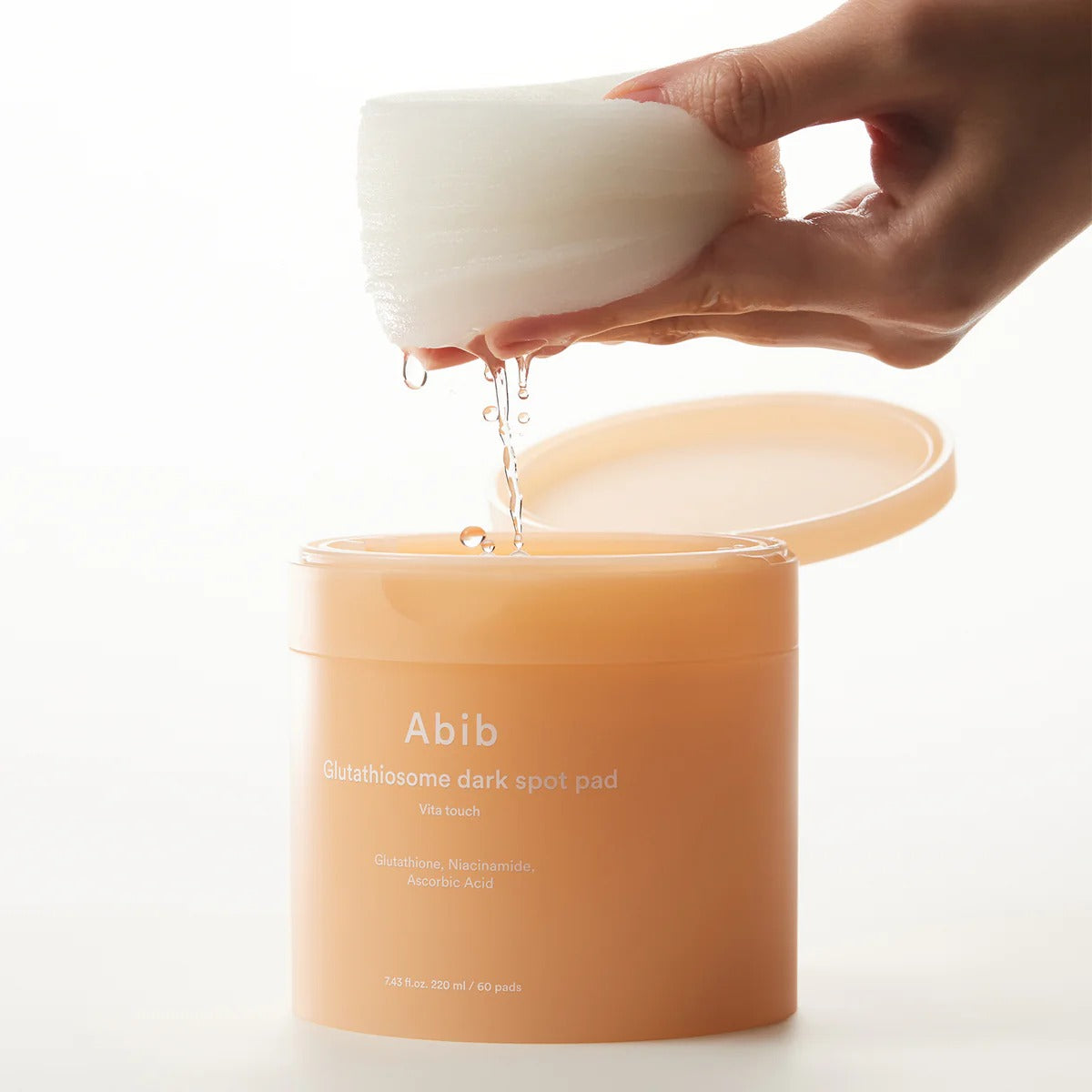 Abib Glutathiosome Dark Spot Correcting Pads with Vitamin C - Brightening Treatment for Hyperpigmentation & Dark Spots - 60 Count - Perfect for Daily Skincare Routine & Travel