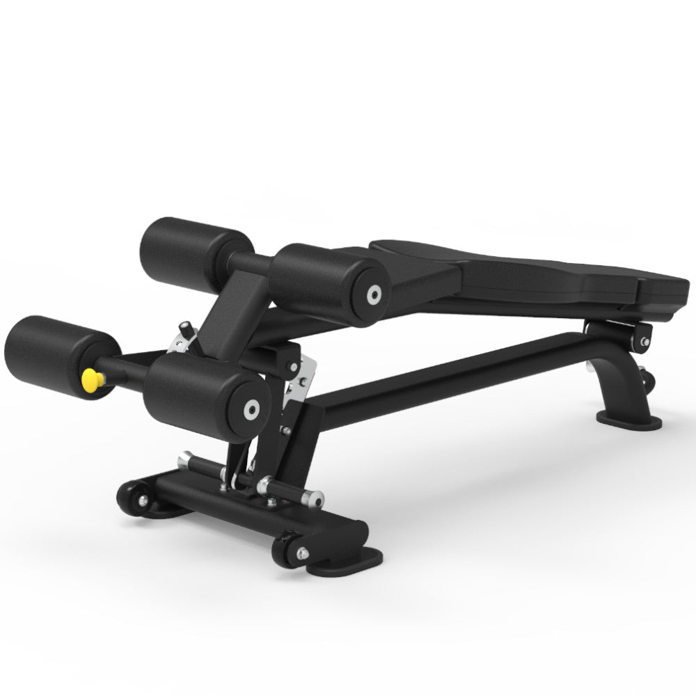 Pegasus 2S Adjustable Flat/Decline Weight Bench for Home Gym Workouts - Perfect for Strength Training, Dumbbell Exercises & Full-Body Workouts