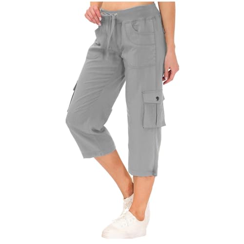 Summer Sweatpants for Women-gray