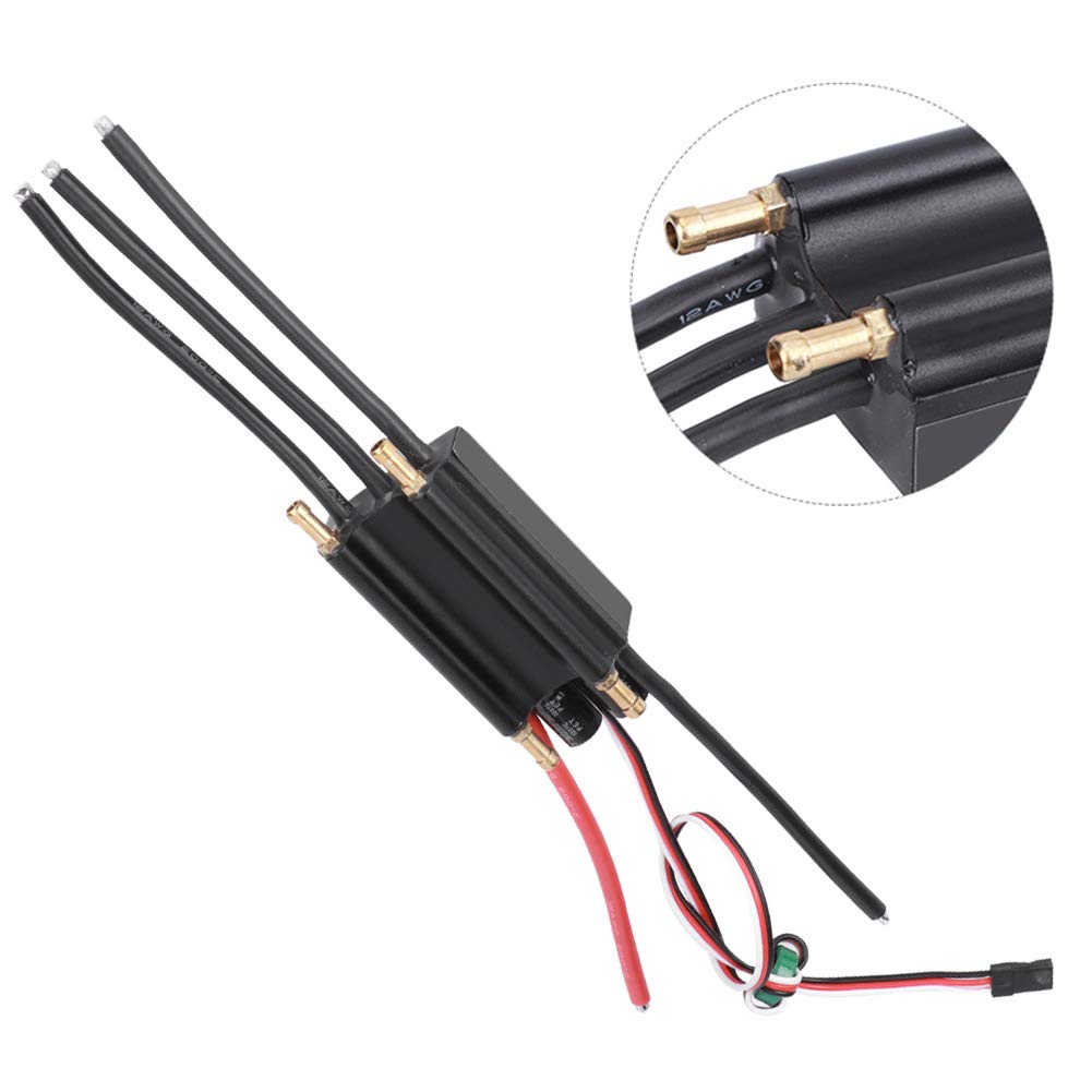 90A Brushless ESC for RC Boats - High Performance Water Cooling System for Faster Speed & Improved Control | Perfect for Racing, Hobbyists & RC Boat Enthusiasts