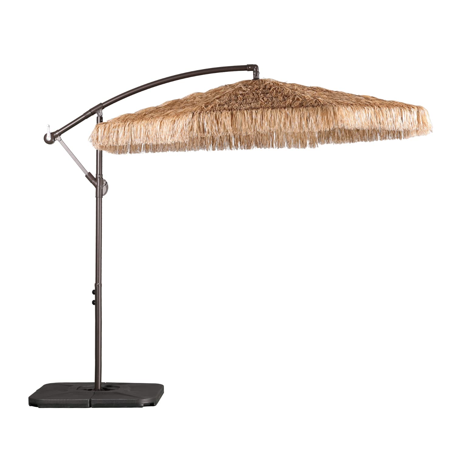 BPS 8.2FT Outdoor Patio Umbrella with Square Canopy & Cross Base - Heavy Duty Market Umbrella for Garden, Backyard, Poolside & Outdoor Dining Areas | Perfect for Shade in Patio, Restaurant or Beach Settings