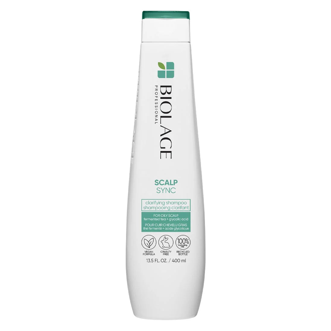 Biolage Scalp Sync Clarifying Shampoo for Dandruff & Oily Scalp - 13.5 fl oz (400ml) - Deep Cleansing & Purifying Hair Care - Perfect for Daily Use & Scalp Refreshment