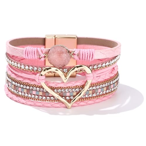 C2:Bangle Bracelets(pink)