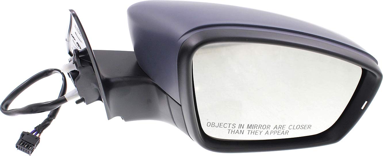 Power Heated Side Mirrors with Turn Signal for Volkswagen Beetle 2012-2018 - Driver & Passenger Side, Paintable - Perfect for Winter Driving & Enhanced Safety