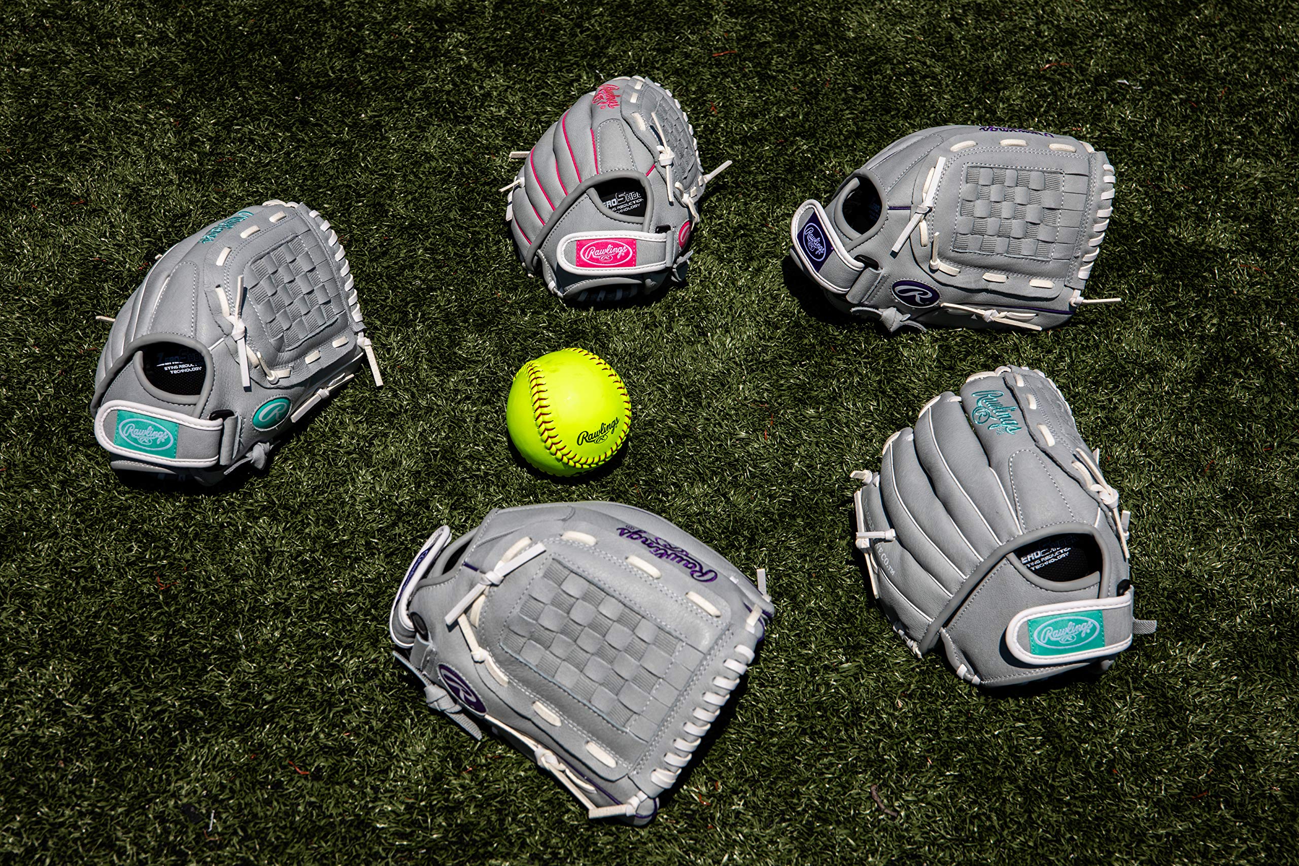 Rawlings Sure Catch Youth Softball Glove for Kids Ages 6-14 | 10