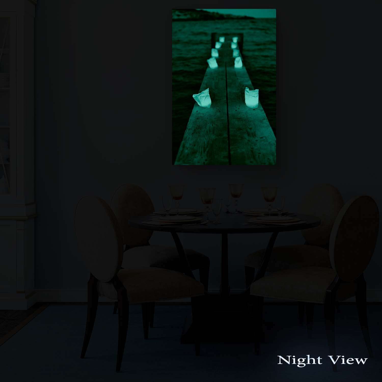 Startonight Romantic Love Bridge Canvas Wall Art - 32