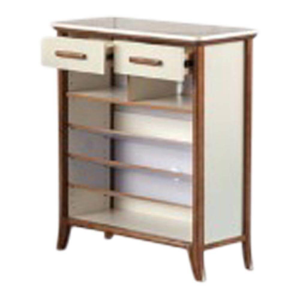 Junior Shoe Organizer Cabinet - Kids Shoe Storage with Adjustable Shelves - Perfect for Entryway, Closet, or Bedroom Organization