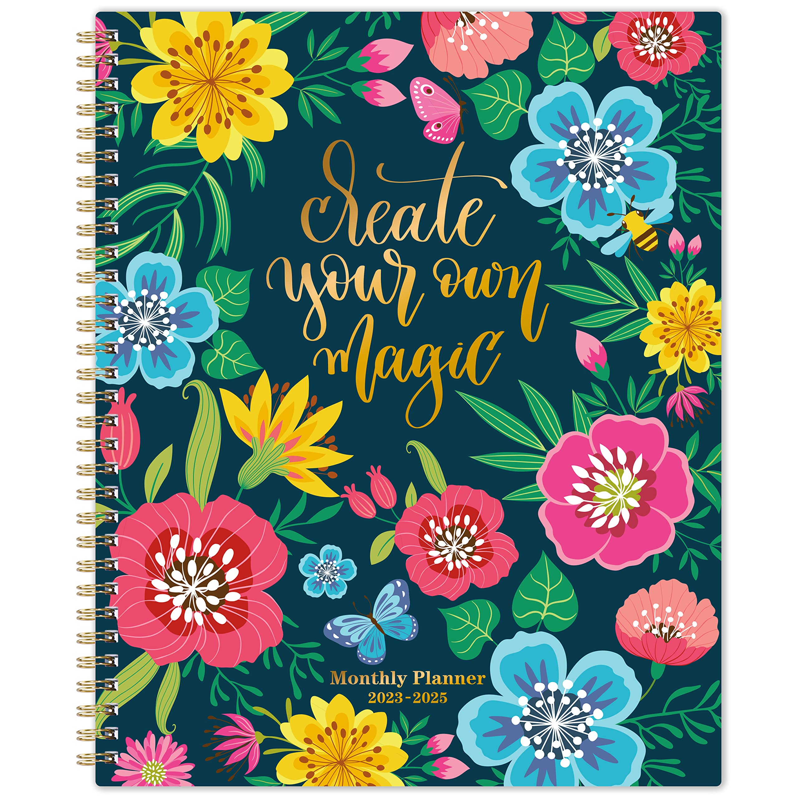 2023-2025 Monthly Planner Calendar - 3 Year Academic Planner 2023 to 2025 with Back Pocket, Notes Pages & Tabs | 9