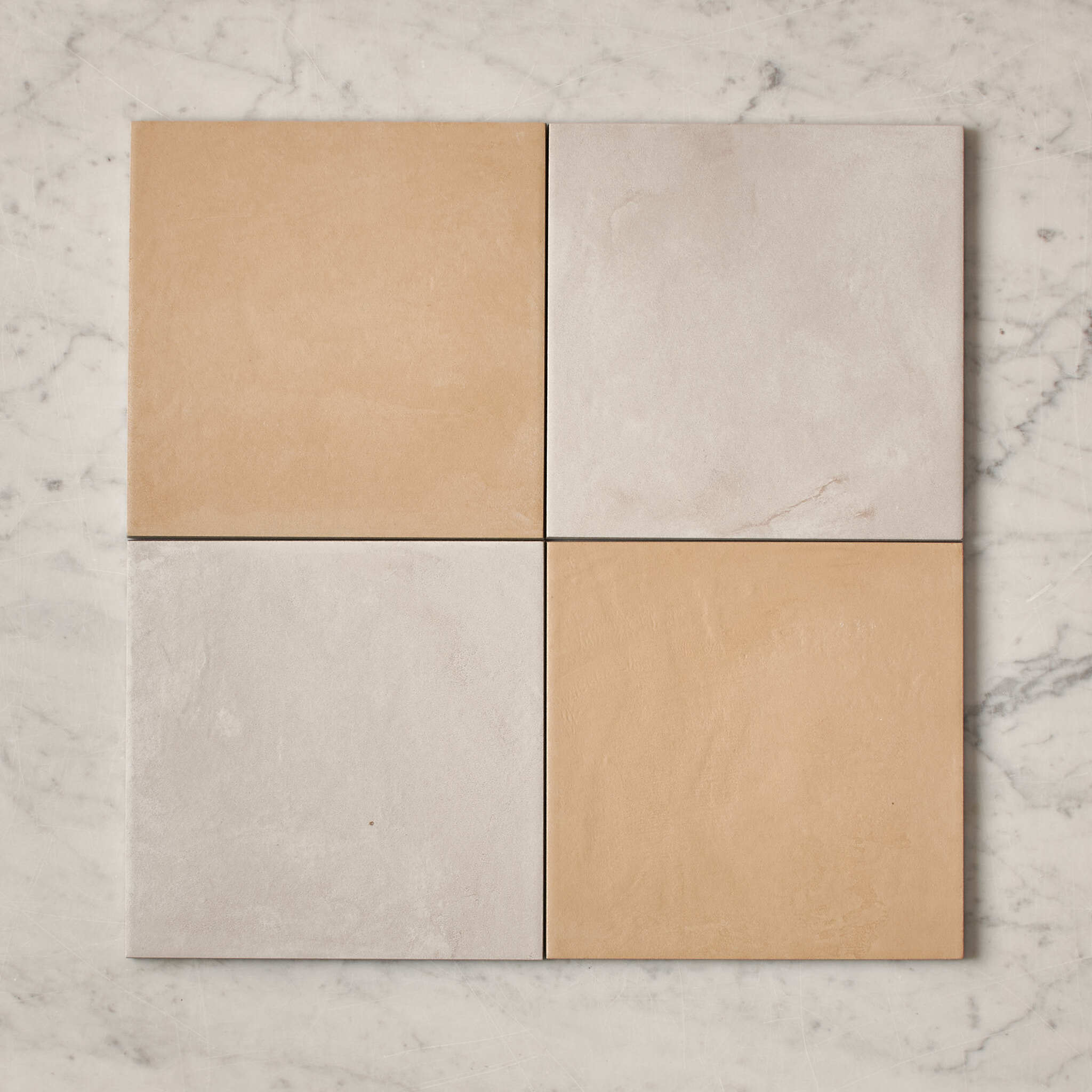 Bronte Checkerboard Butter & White Tile - Stylish Kitchen Backsplash & Bathroom Flooring for Modern Homes