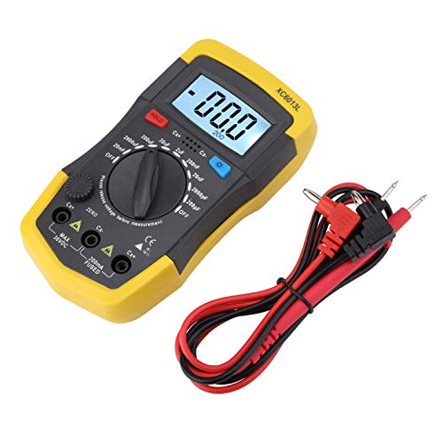 Digital Capacitor Tester with High Resolution LCD Screen - Portable Handheld Capacitance Meter for Electronics Repair, DIY Projects & Home Use - Perfect for Testing Capacitors in TVs, AC Units & Circuit Boards