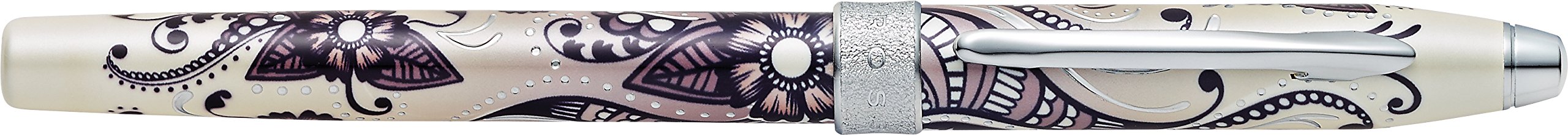 Premium Cross Botanica Refillable Fountain Pen with Medium Nib - Elegant Black Primrose Design in Gift Box | Perfect for Writing, Journaling, Calligraphy & Luxury Gifts
