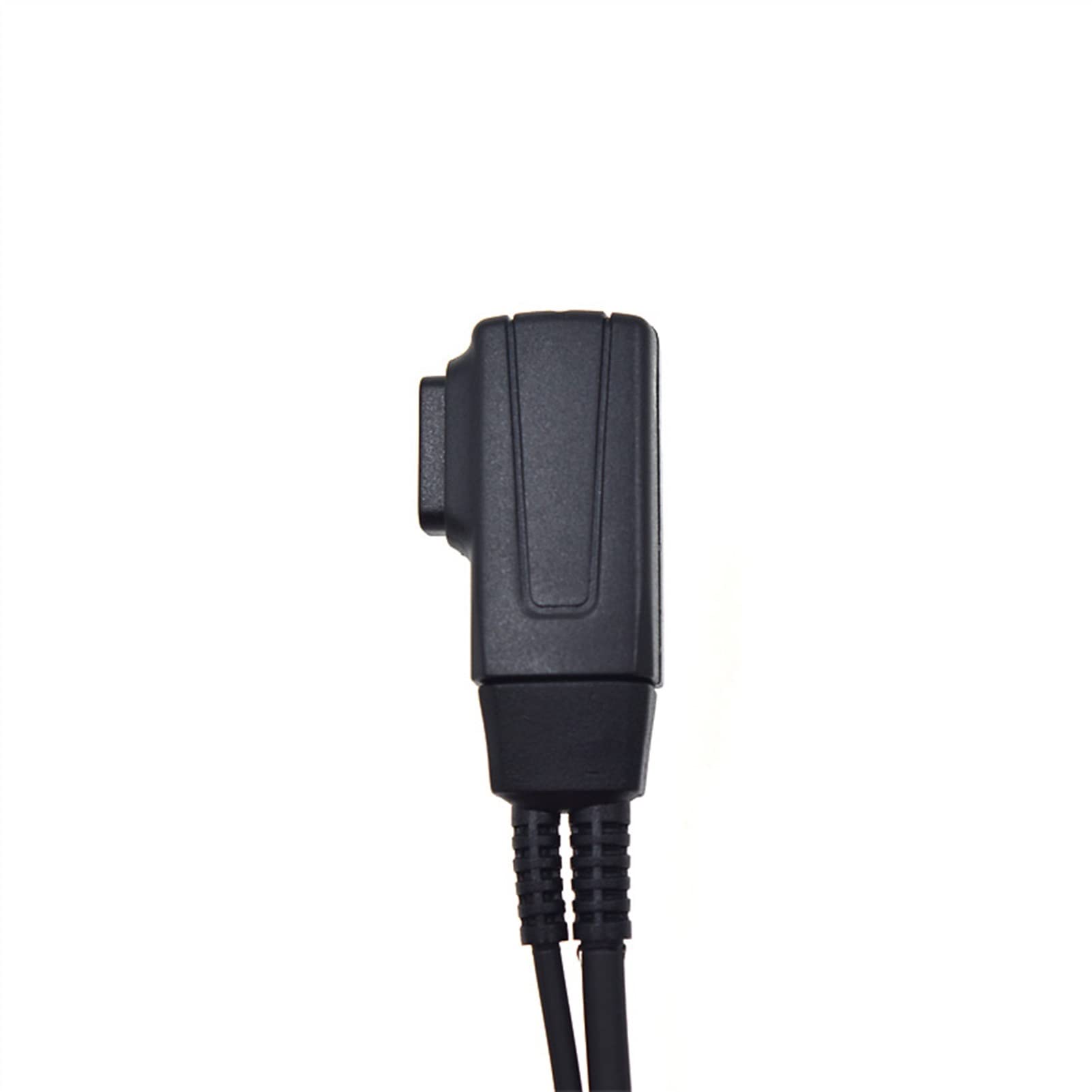 BMINO 2-Pack Invisible Earpiece Headset with Microphone & PTT for Midland Walkie Talkies - Clear Communication for Security, Construction & Outdoor Adventures