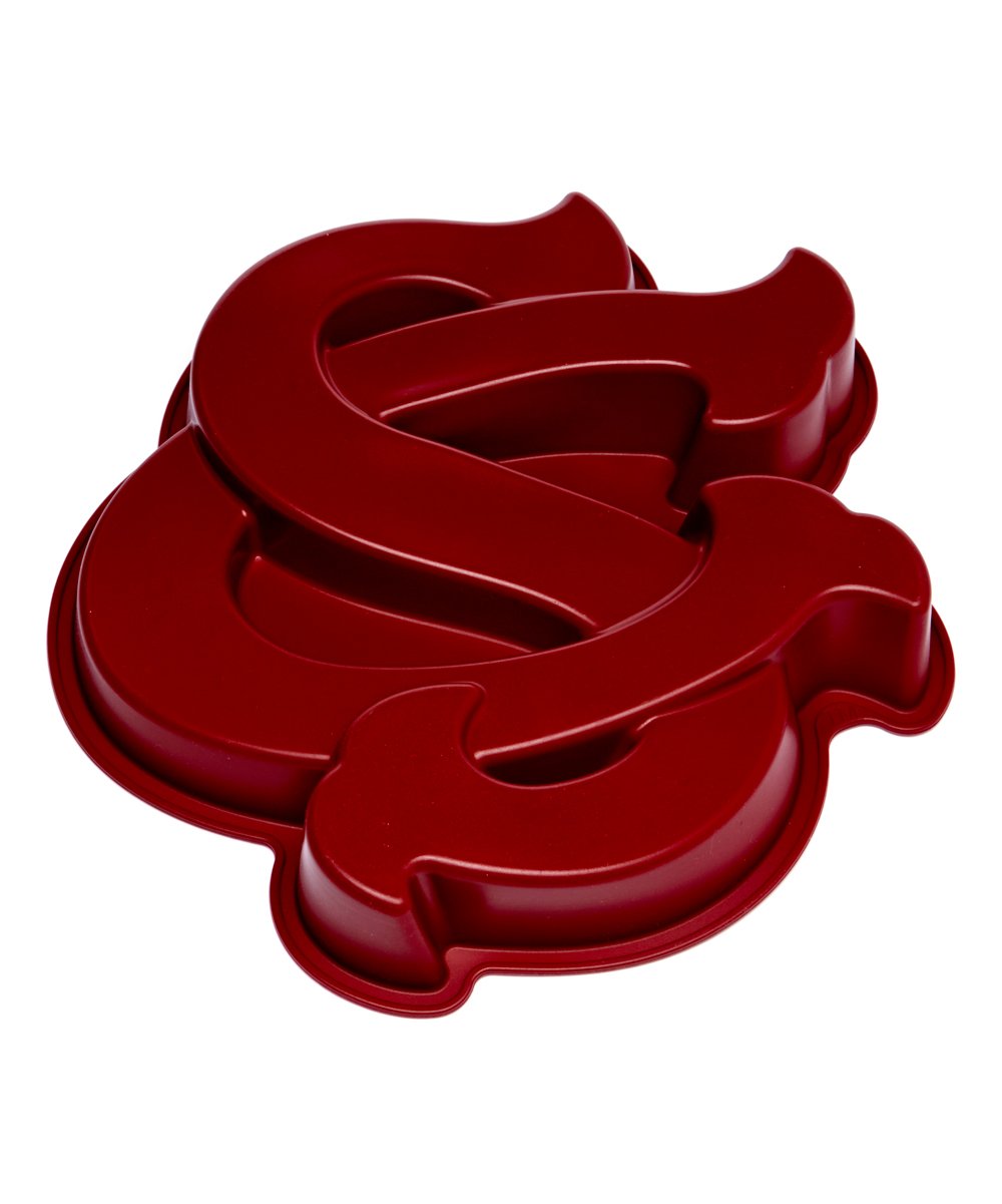 MasterPieces Game Day FanPans NCAA South Carolina Gamecocks Team Logo Silicone Cake Pan - Dishwasher Safe Non-Stick Baking Mold for Birthday Party, Tailgating & College Football Decorations