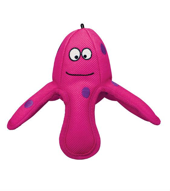 Kong Belly Flops Octopus Dog Toy - Durable Chew Toy for Aggressive Chewers, Interactive Play for Small & Large Dogs - Perfect for Fetch, Tug-of-War & Indoor/Outdoor Playtime