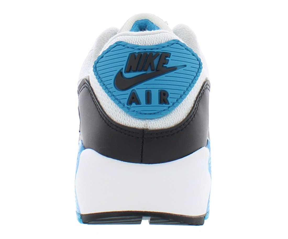 Nike Men's Air Max 90 Running Shoes CJ6779-100 Laser Blue - Lightweight Cushioned Sneakers for Jogging, Gym Workouts & Casual Wear