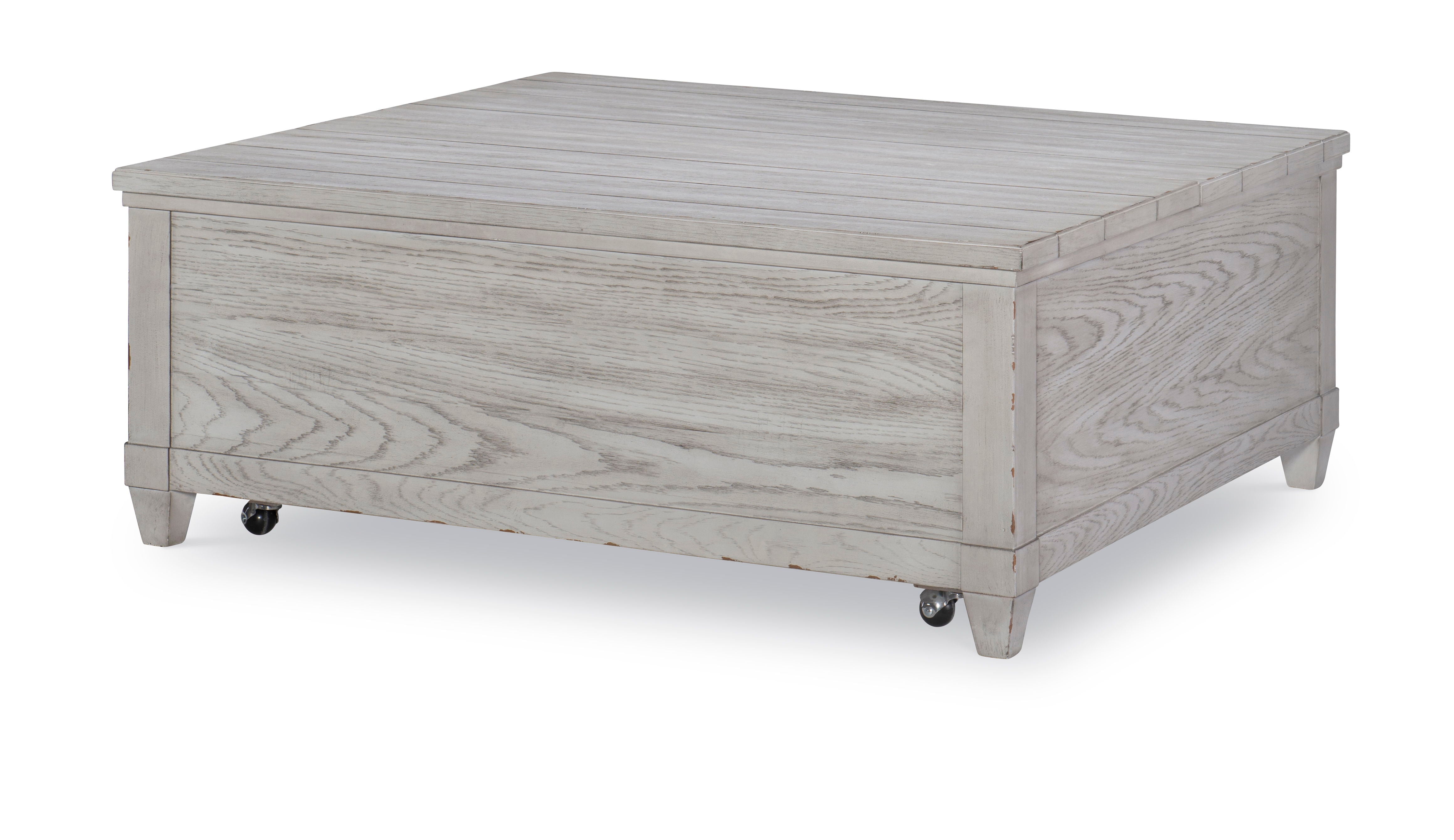 Belhaven Cocktail Table - Pearl Silver Finish Modern End Table for Living Room, Bedroom, or Office - Stylish Accent Furniture for Small Spaces