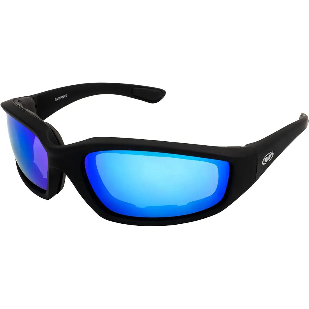 Global Vision Kickback GT Motorcycle Sunglasses - Polarized UV Protection for Riding, Driving & Outdoor Sports - Lightweight & Durable for Men & Women