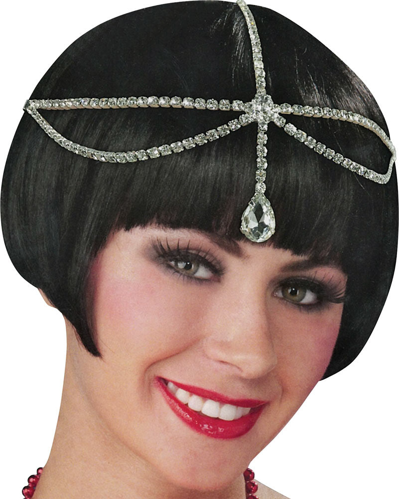 20s Style Rhinestone Hair Jewelry - Vintage Inspired Hair Accessories for Women - Perfect for Parties, Weddings, and Special Occasions