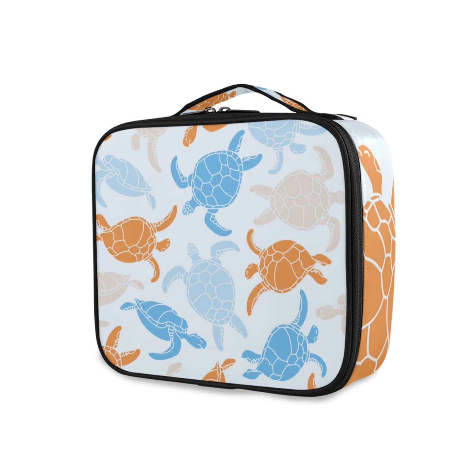 Portable Travel Makeup Bag with Adjustable Dividers - Waterproof Cosmetic Organizer Case for Toiletries & Beauty Essentials | Perfect for Vacation, Gym, Business Trips & Daily Use