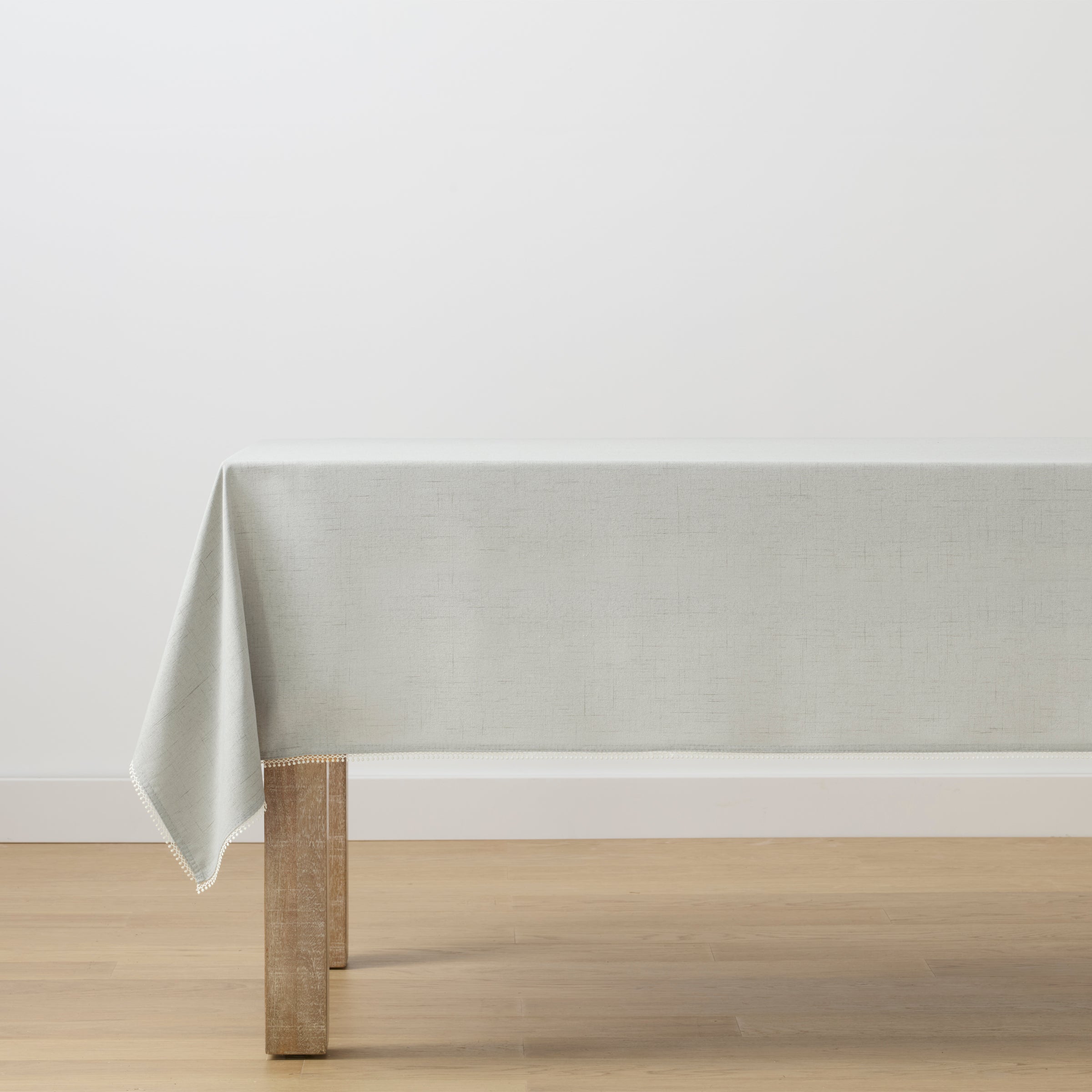 French Perle Dove Grey 60x84 Inch Premium Tablecloth - Elegant Dining Table Cover for Weddings, Parties & Formal Events