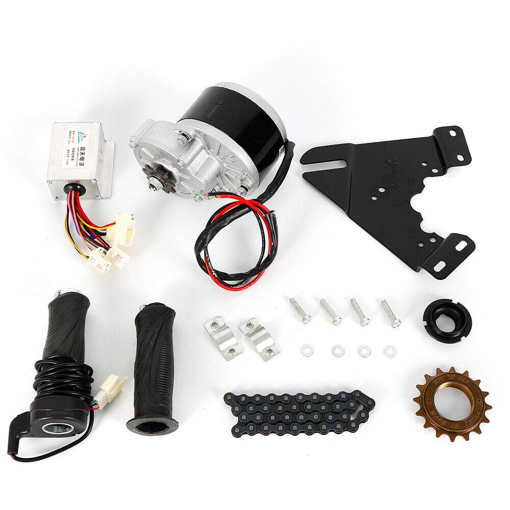 TBVECHI 24V 250W Electric Bicycle Conversion Kit with Motor Controller - Compatible with 16