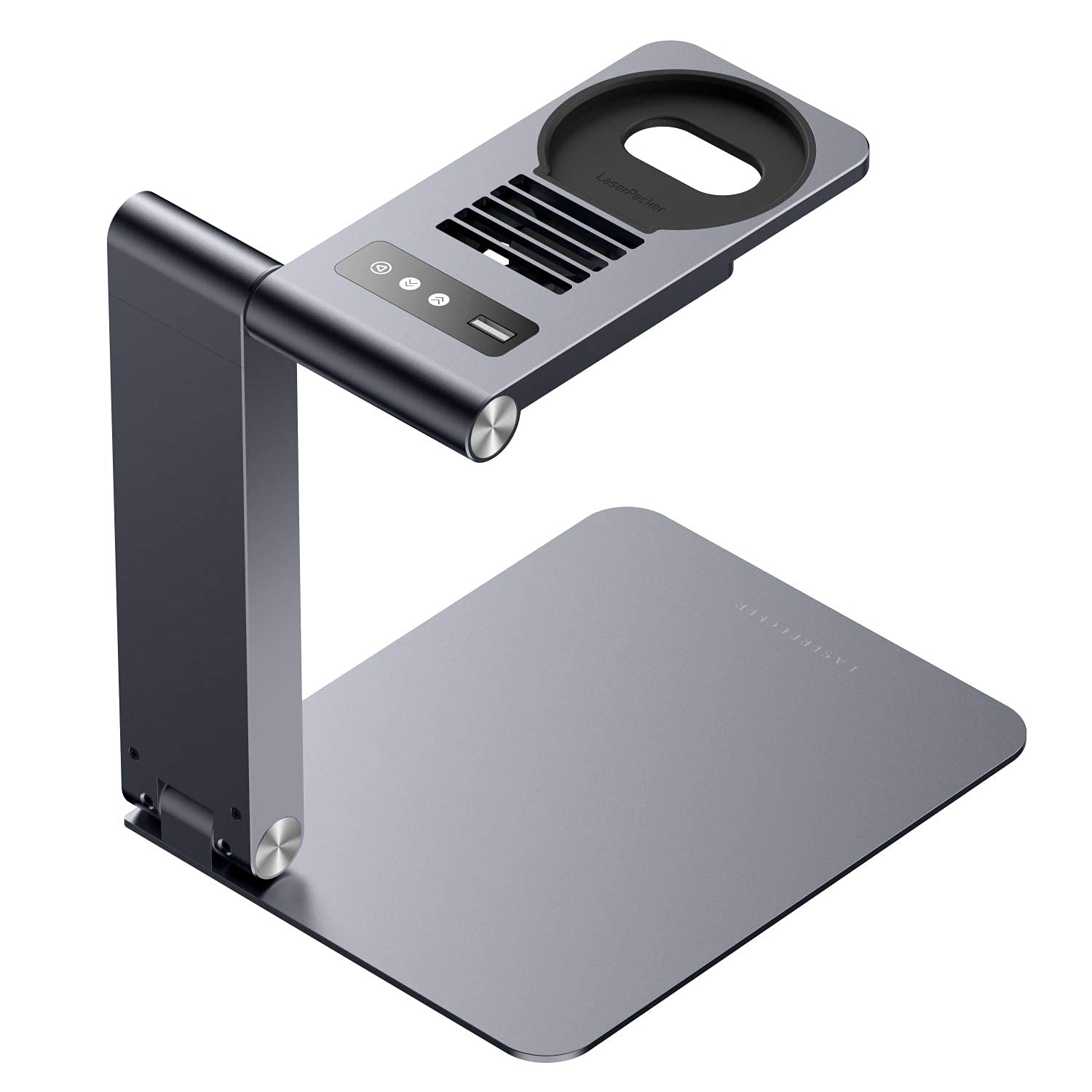 LaserPecker Electric Supporting Stand for L1/L1 Pro - Auto Focus Laser Engraver Accessory with Distance Adjustment | Portable & Foldable Design | Perfect for DIY Crafts, Wood Engraving & Metal Marking (Laser Unit Not Included)