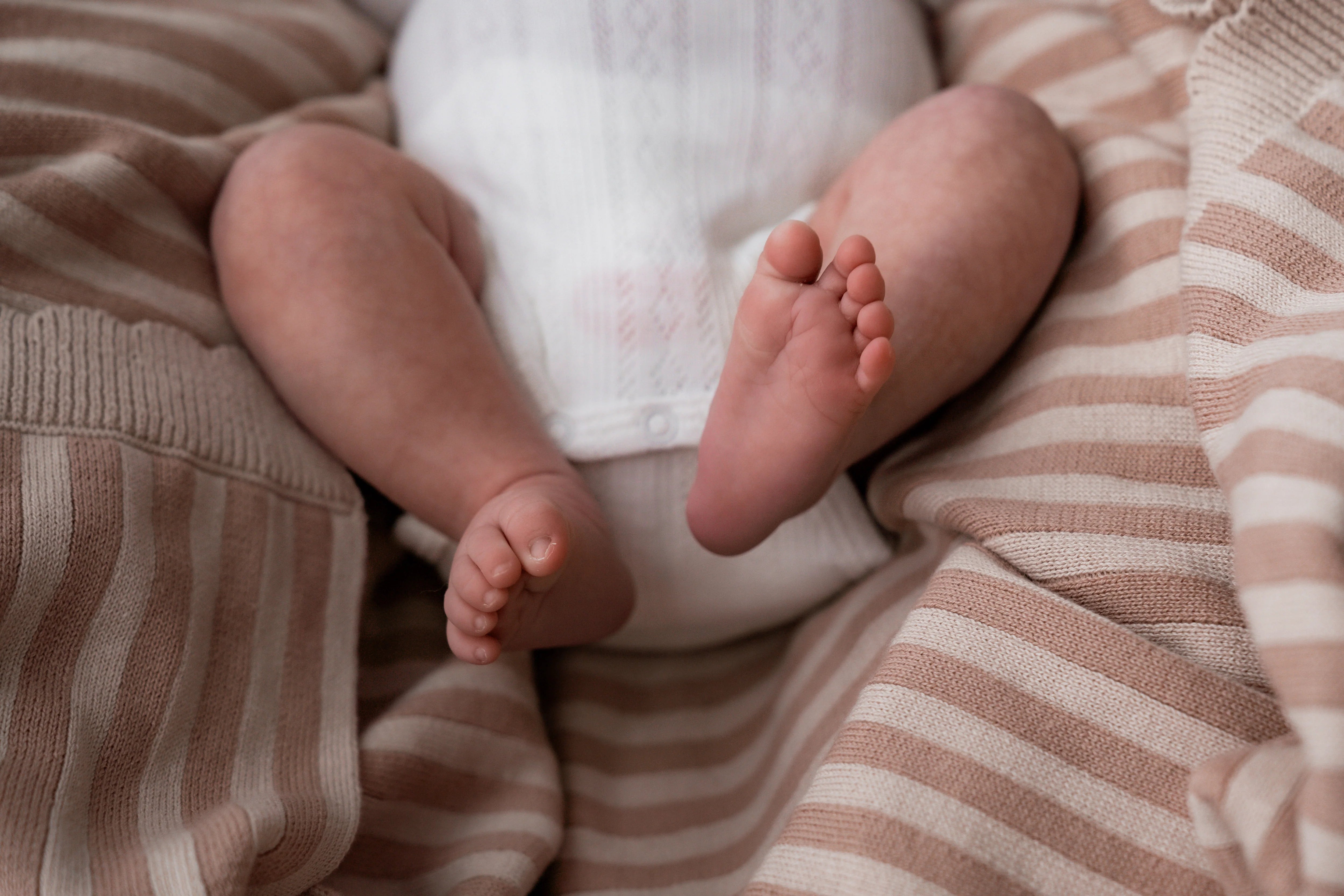 Pop Ya Tot Organic Cotton Baby Blanket - Soft & Hypoallergenic - Blush Carnival - Perfect for Nursery, Swaddling & Stroller Use