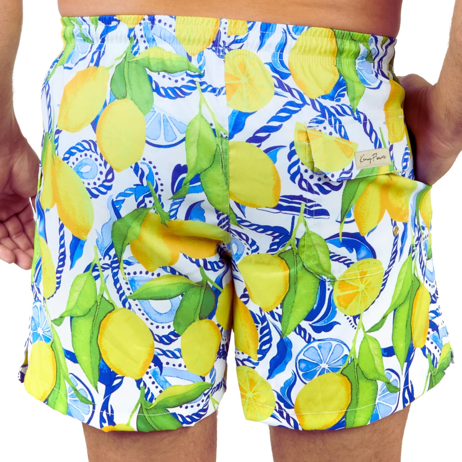 Men's Swim Trunks - Mid-Length Comfortable Swim Shorts with Elastic Waistband, Mesh Lining & Triple Stitching | Perfect for Beach, Pool & Water Sports
