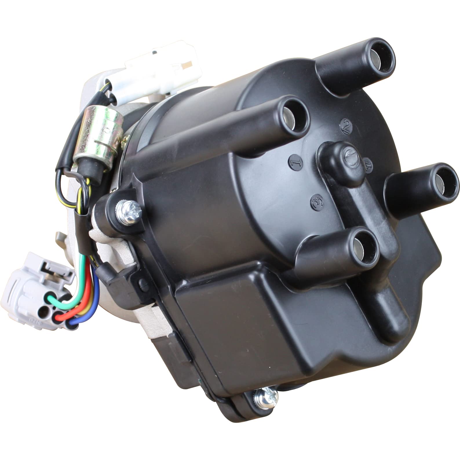 AIP Electronics Heavy Duty Stock Series Complete Electronic Ignition Distributor for 1990-1993 Toyota & Geo 1.6L 4AFE - OEM Fit D15140-SS (19020-15140, 19020-16140) - Perfect for Engine Repair & Performance Upgrades