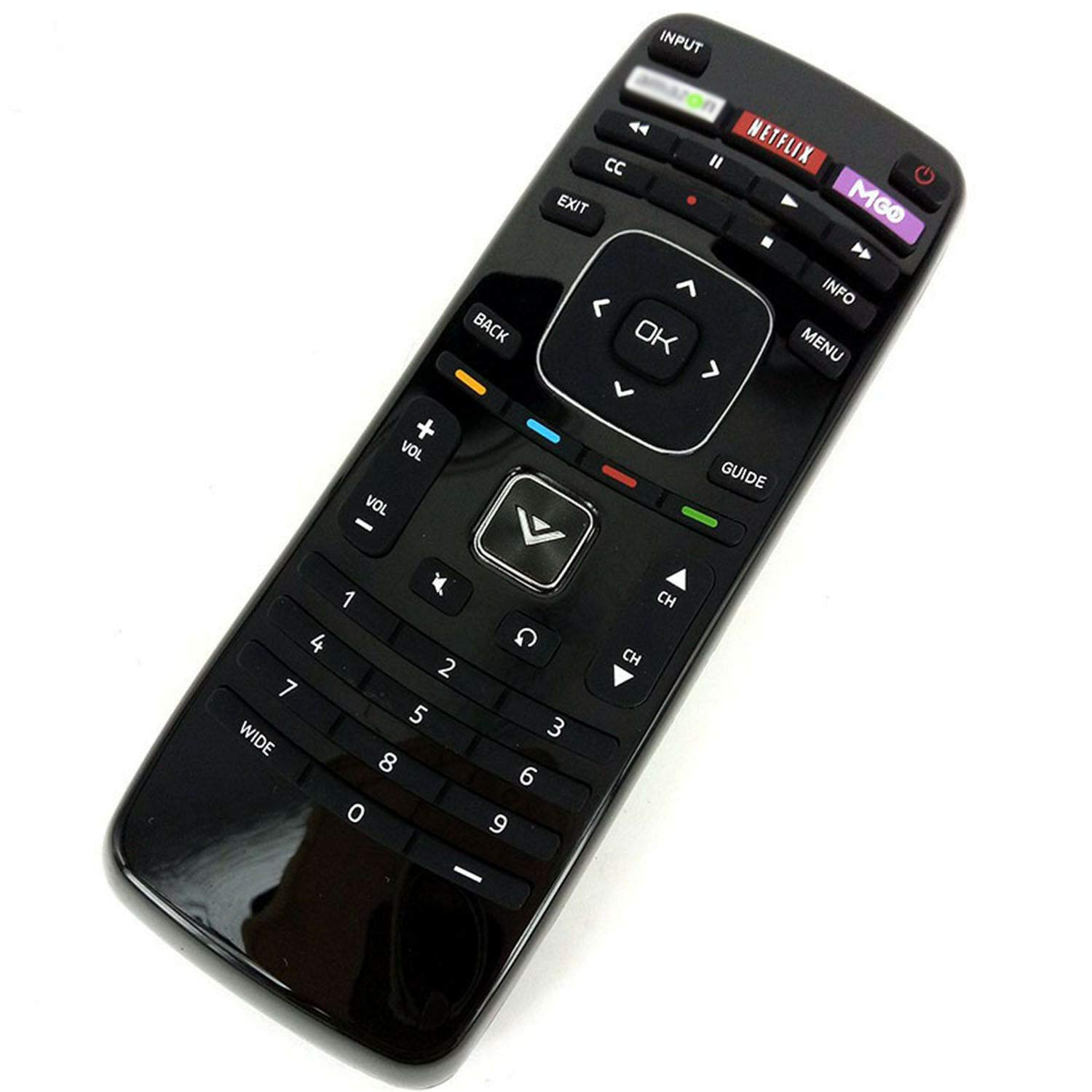 XRT112 Smart TV Remote Control Replacement for Vizio TVs with Dedicated Amazon Netflix & MGO Buttons - Universal Remote for Streaming & Entertainment