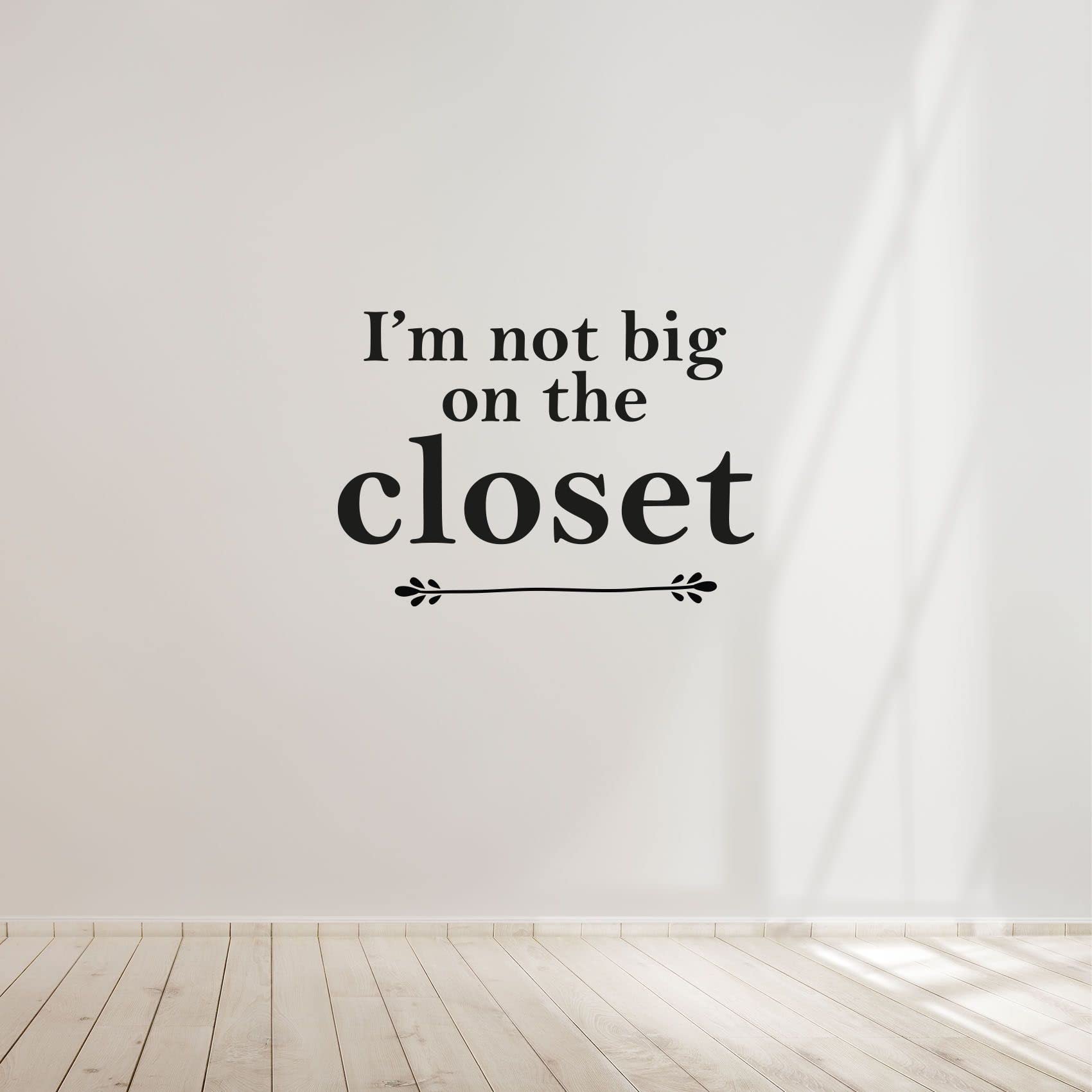 Life Quotes Vinyl Wall Art Decal - Inspirational Closet Sticker for Dressing Room, Wardrobe & Home Decor (14x20 inch) - Perfect for Bedroom, Walk-in Closet & Fashion Lover's Space