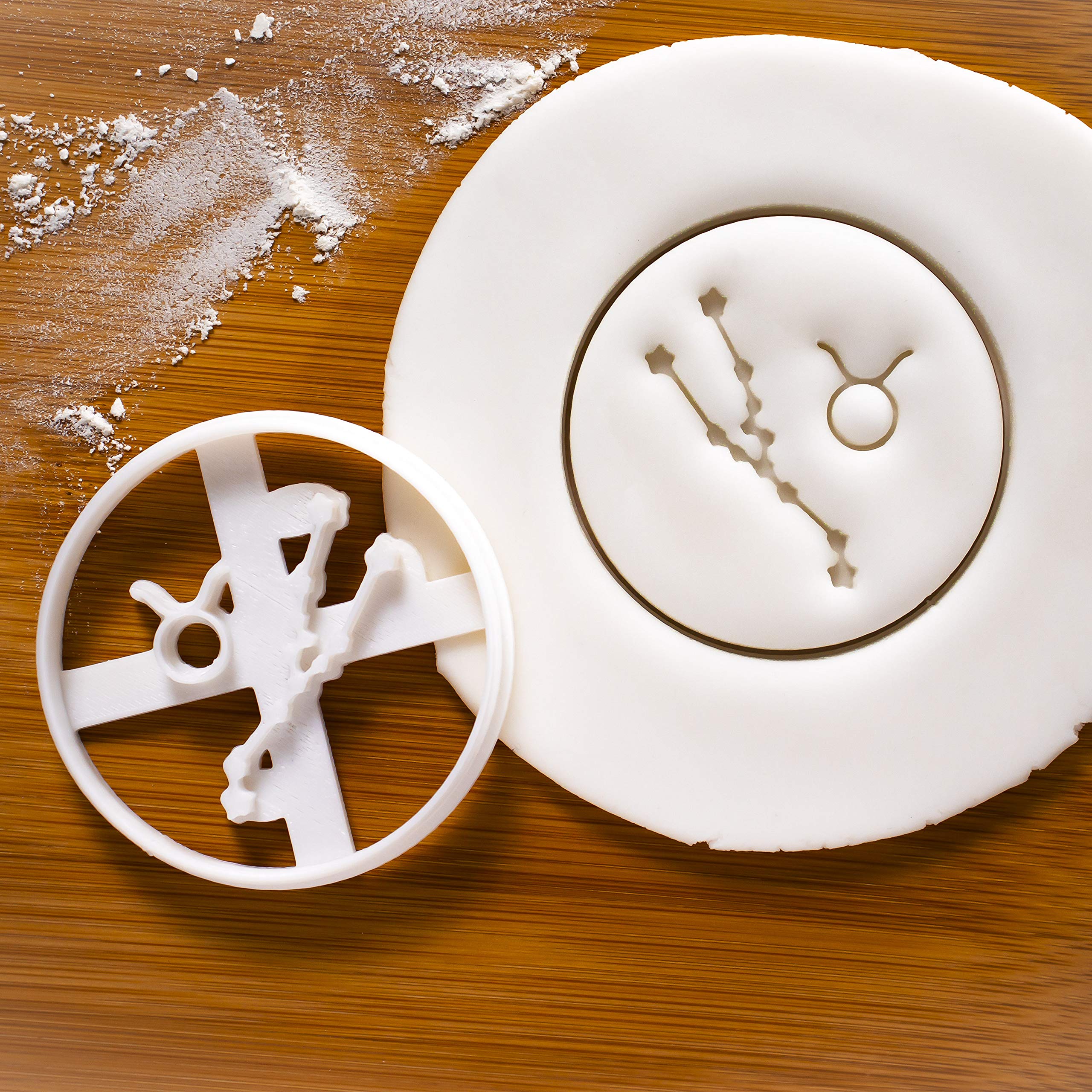Taurus Constellation Cookie Cutter - 3.5 Inch Zodiac Star Sign Baking Tool for Sugar Cookies, Fondant, Biscuits | Perfect for Birthday Parties, Baby Showers & Astrology Gifts