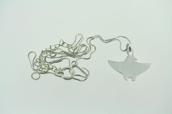 Little Stingray Necklace - Sterling Silver Jewelry for Women - Perfect Gift for Birthday, Anniversary & Everyday Wear