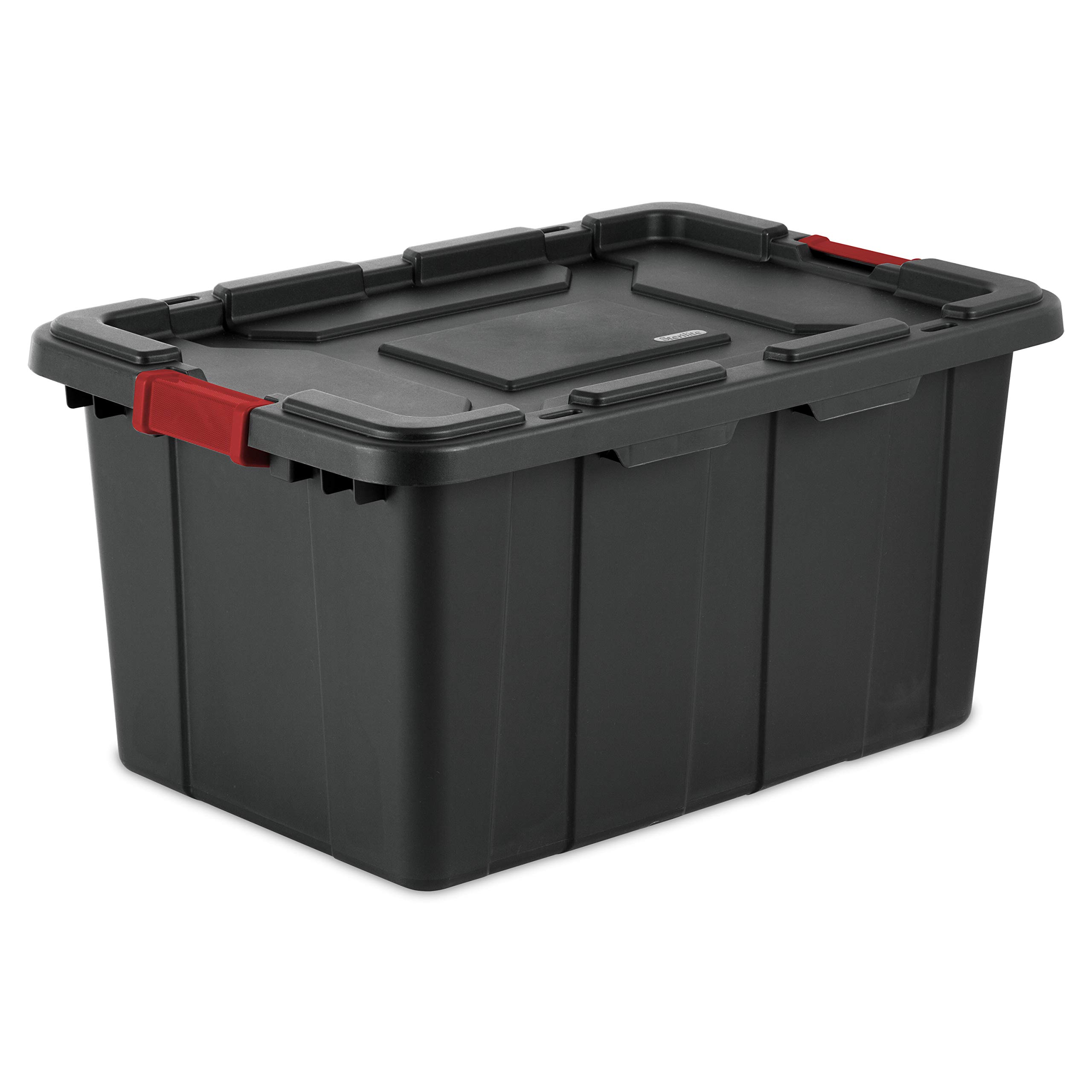 Sterilite Heavy-Duty Storage Bins Bundle - 15 Gallon (6-Pack) & 27 Gallon (4-Pack) Plastic Totes with Secure Latching Lids - Perfect for Home Organization, Garage Storage, and Industrial Use