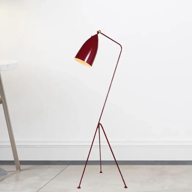 Minimalist Slanted Tripod Floor Lamp - Modern Adjustable Standing Light for Living Room, Bedroom & Office Decor