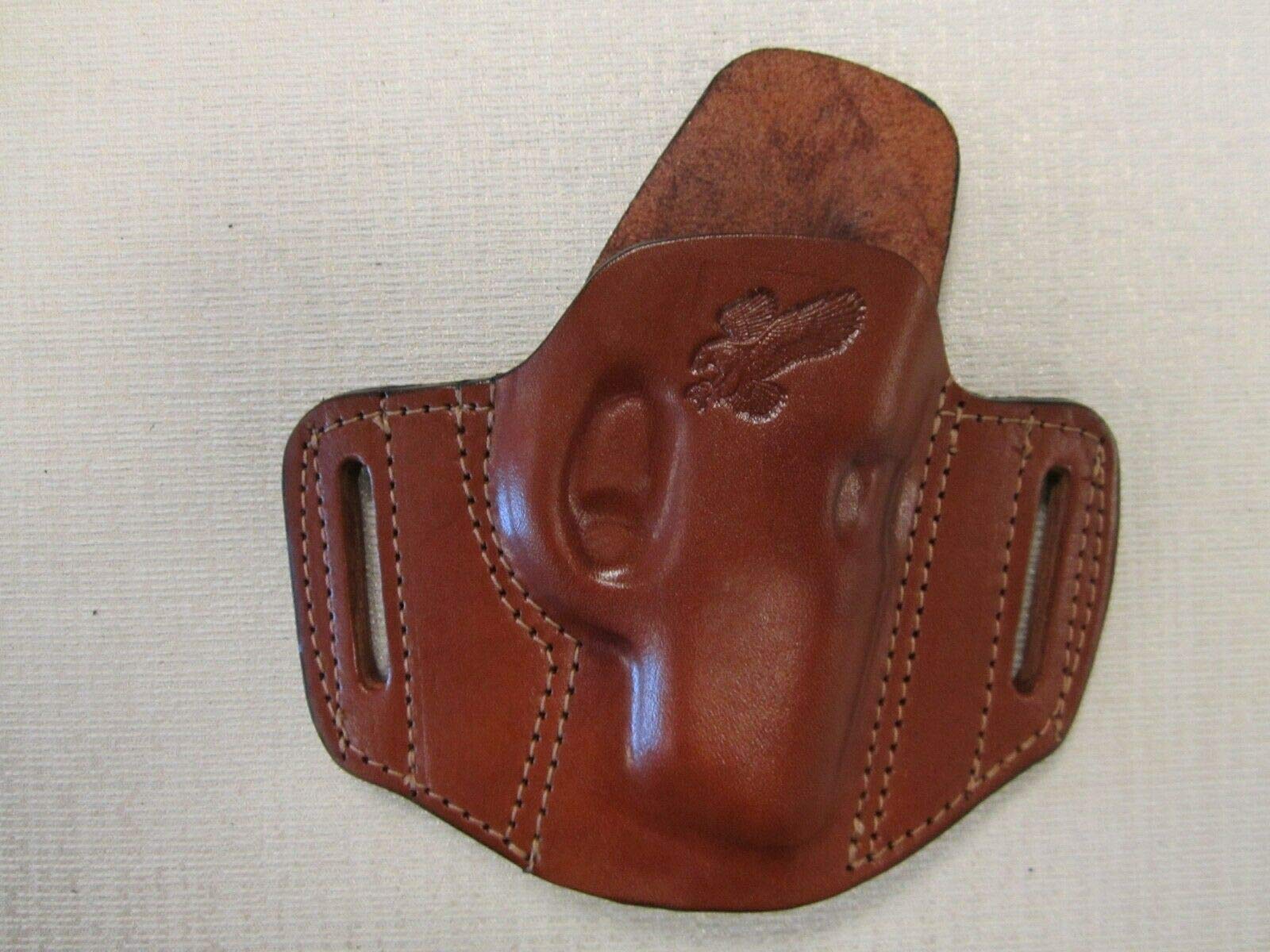 Taurus Spectrum Right Handed Brown Leather Pancake Holster - Concealed Carry, Everyday Use & Outdoor Activities