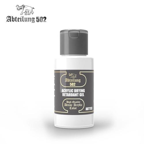 ABT1151 Acrylic Drying Retardant Gel - 60mL Slow Drying Medium for Oil Painting & Art - Perfect for Canvas, Palette, and Brush Techniques