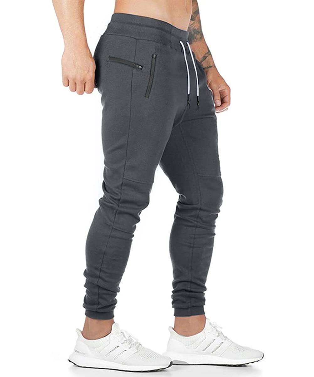 **Men's Athletic Joggers Pants - Comfortable Sweatpants for Running, Gym & Casual Wear - Lightweight Fitness Trousers for Workout & Lounge**
